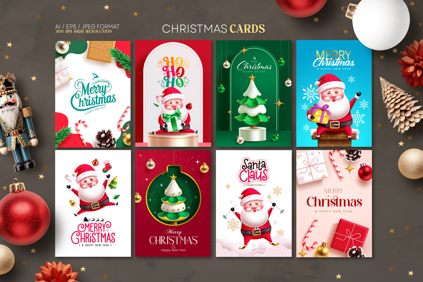 Funny Christmas Santa Bundle