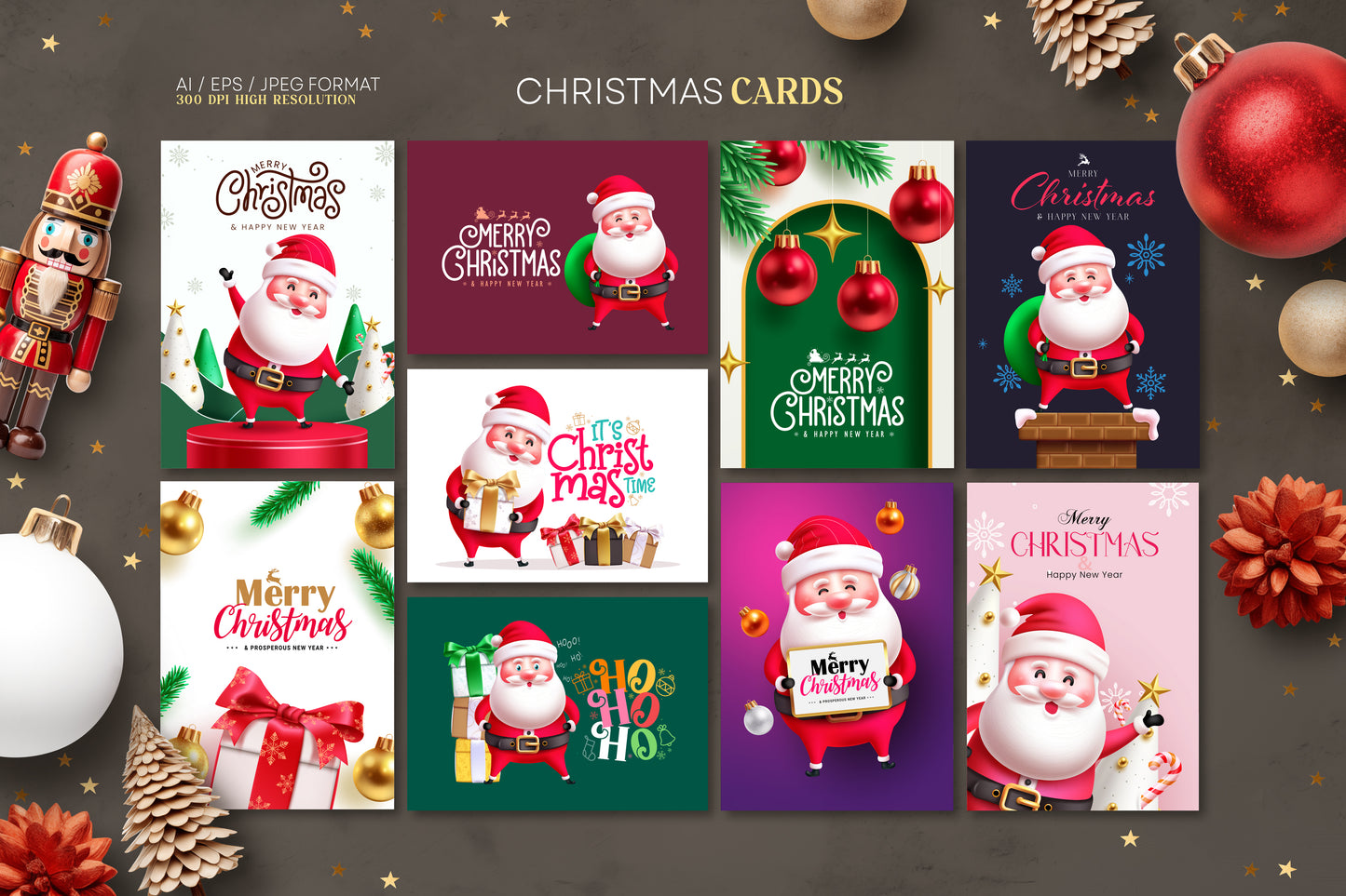 Funny Christmas Santa Bundle