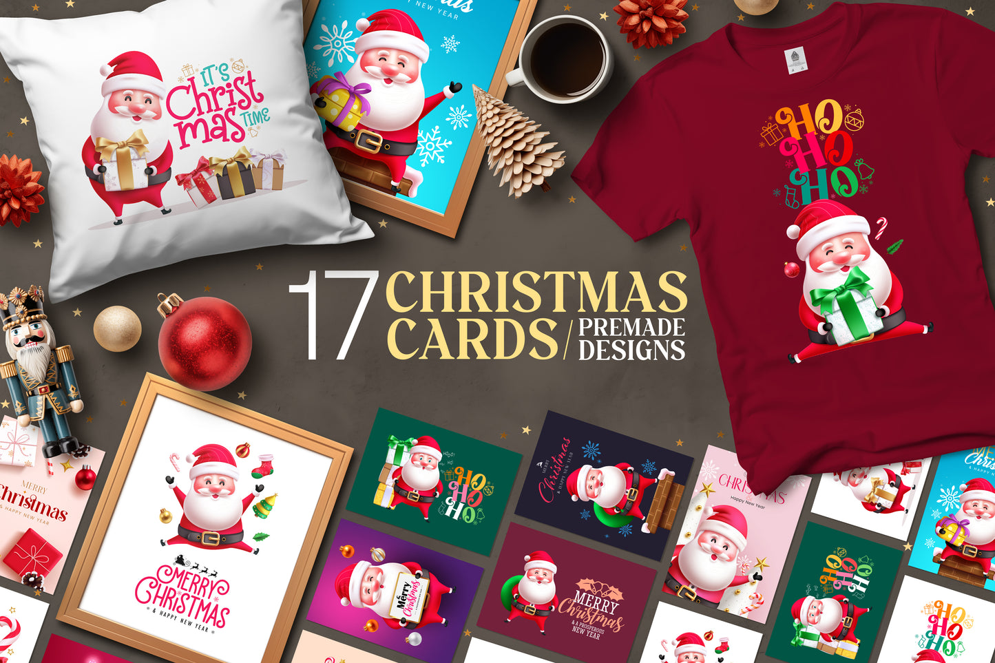 Funny Christmas Santa Bundle
