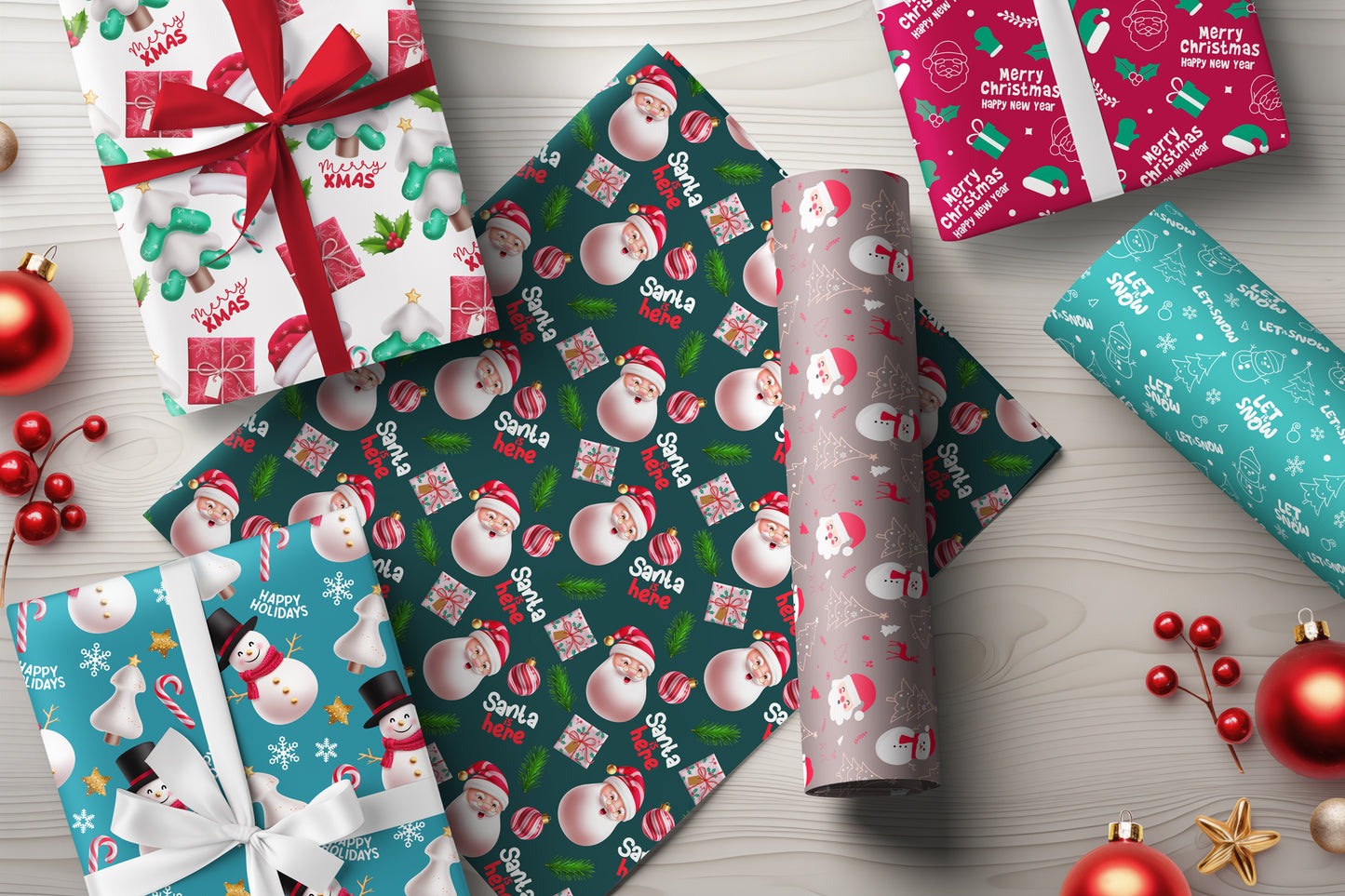 Cute Christmas Santa Claus Bundle