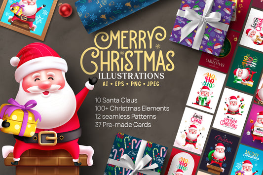 Funny Christmas Santa Bundle